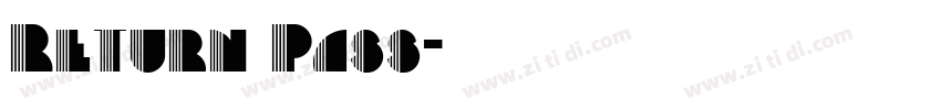 Return Pass字体转换